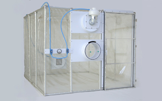 Class Biologically Clean flexible film containment units.